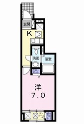 エトワール学文殿Aの物件間取画像